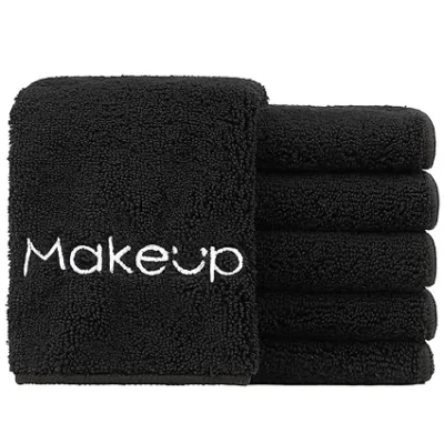 HOMEXCEL Makeup Remover Cloths – 6 Pack Black