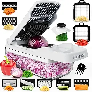 Fullstar 9-in-1 Vegetable Chopper & Mandoline Slicer – Lite