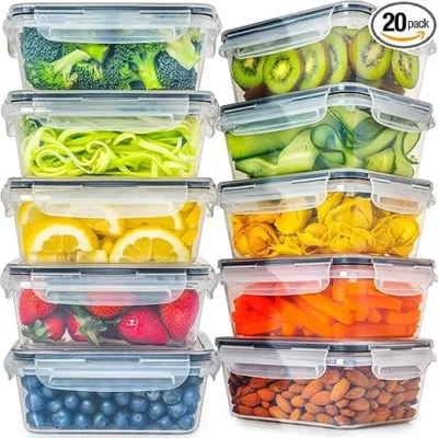 Fullstar 20-Piece Food Storage Containers – Leakproof & BPA-Free